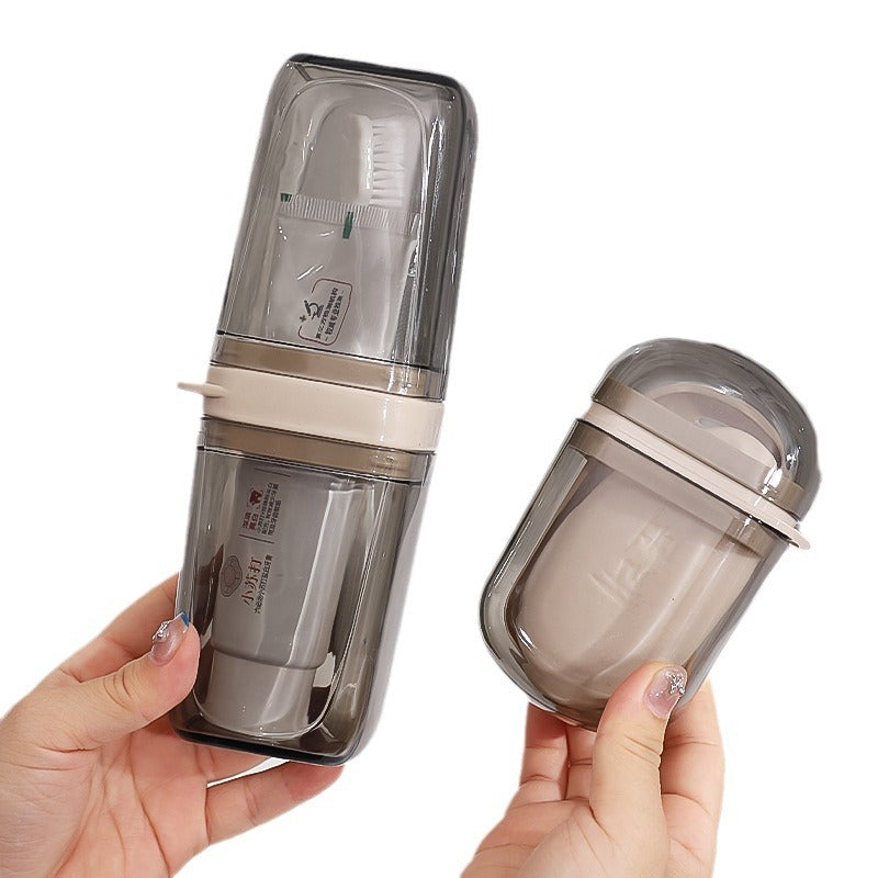 Cartoon Cute Mouthwash Cup Home Children Travel Portable Washing Cup Soap Box Set Toothbrush Cup Toothpaste