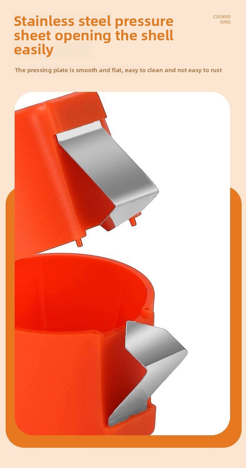 Quick Egg Shell Remover Non-Shedding Egg Opener Handheld Household Baking Egg White Cream Whipping Tool