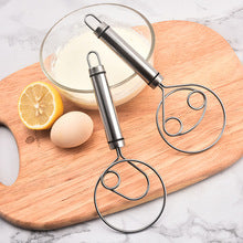 Stainless steel flour beater single eye coil flour mixer connection and flour dough mixing tool