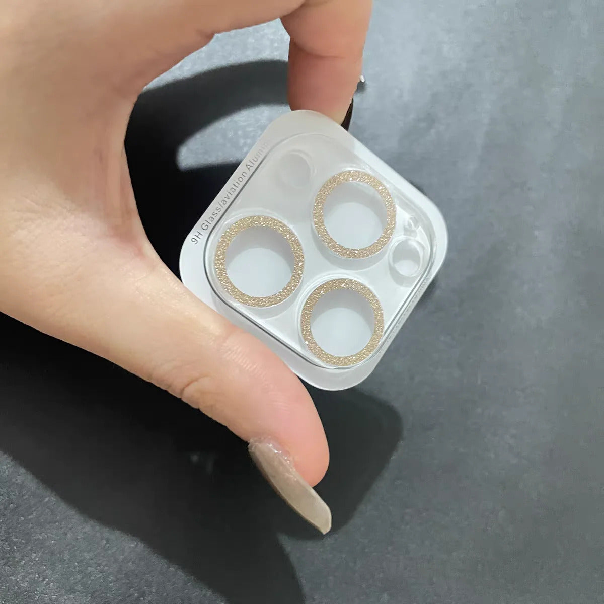 2PCS Bling Glitter Diamond Camera Lens Protector For Apple Iphone 16 15 13 12 Pro Max Sreen Protectors Film For iPhone 16 14plus