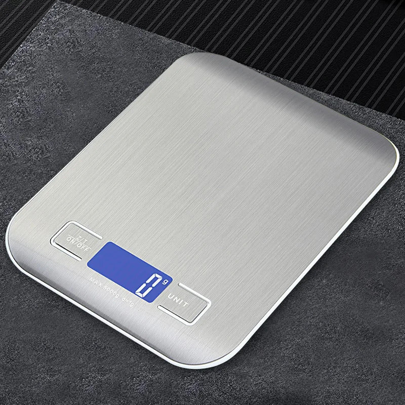 5Kg Kitchen Digital Scale Stainless Steel Mini Precision Weight Scale 0.1g Portable Weights Scale Cooking Baking Measuring Tools
