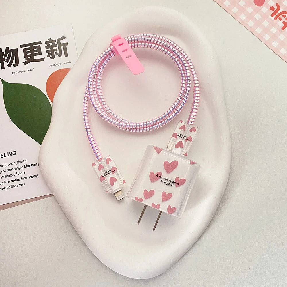 Case For Apple 18/20w Charger Protective Case is Applicable to IPhone 15/14/13/12 Pro Max Data Cable Head Bite Protector Shell