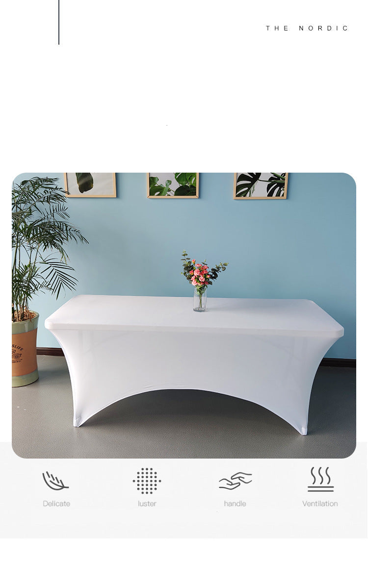 Tablecloth 6ft Table Cover Cross-Border Manufacturers Elastic Table Cover Table Cover Can Be Customized Pattern