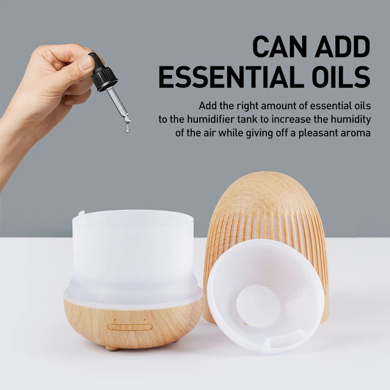 Air Humidifiers For Home Essential Oils Diffusers For Bedroom Purifier Tabletop USB Aroma Aromatherapy Machine Fragrance Lamp