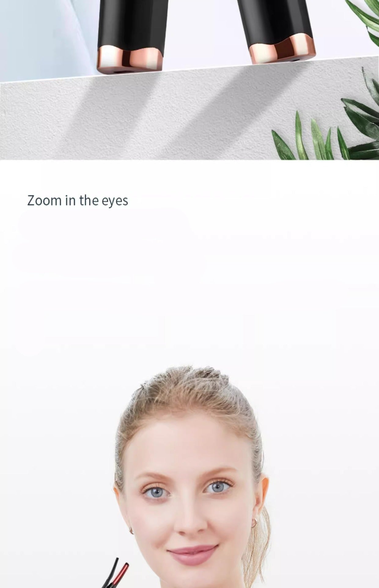 New Electric Eyelash Curler Rechargeable Heated Eyelash Shaping Curler Beauty Tool Electric Eyelash Curler