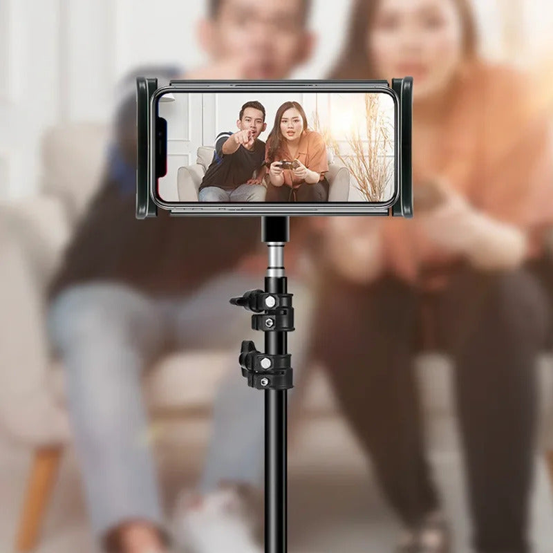 Universal Adjustable Phone Tablet Tripod Floor Stand Holder Portable Live Mount Support for iPad Phone 4-11 inches Lazy Bracket