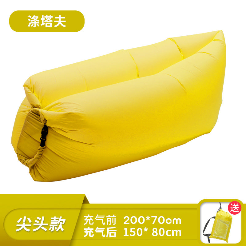 Manufacturer Pillow Style Inflatable Sofa In Stock Outdoor Portable Lazy Air Sofa Foldable Inflatable Bed Sleeping Bag