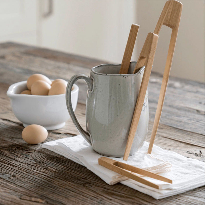 Bamboo Kitchen Barbecue Food Clip Bamboo Bread Anti-scalding Fried Steak Barbecue Fish Barbecue Cooking Cake Clip