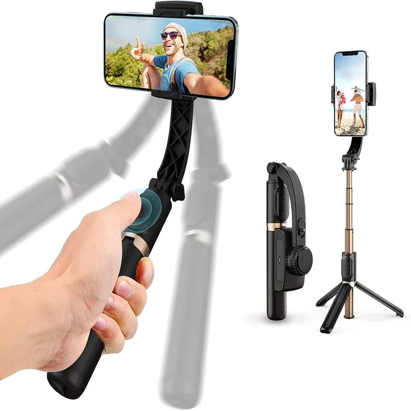 FANGTUOSI 2025 new Selfie Stick Stand Mobile Phone with microphone Support Wireless Gimbal Stabilizer For iPhone Android Holder