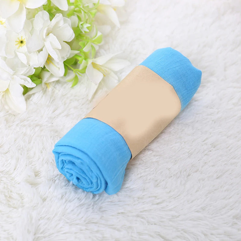 Cotton Linen Scarf Candy Color Anti-sand Neckerchief Women Thin Tippet Long Scarf Soft Scarves Shawls 180x45cm Shawl Headwrap