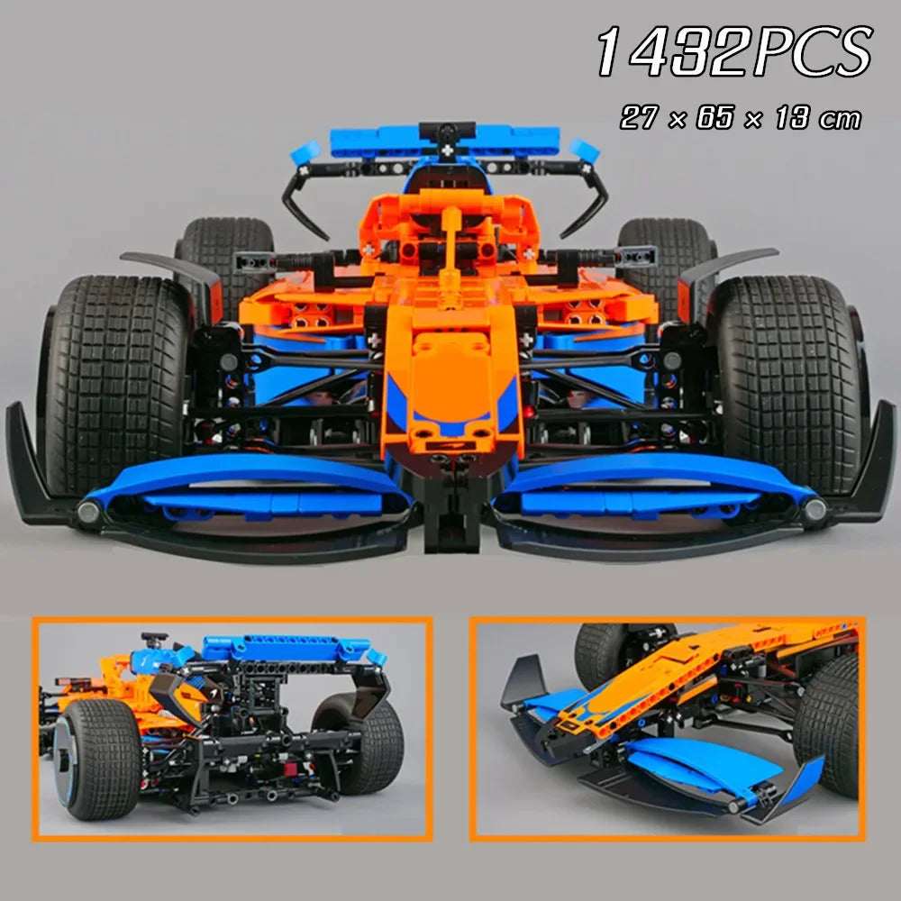 Technical 42171 F1 W14 E 1642PCS Racing Car Building Blocks Speed Racing Car 1:8 Scale Collectible Set Adult MOC Brick Model Toy