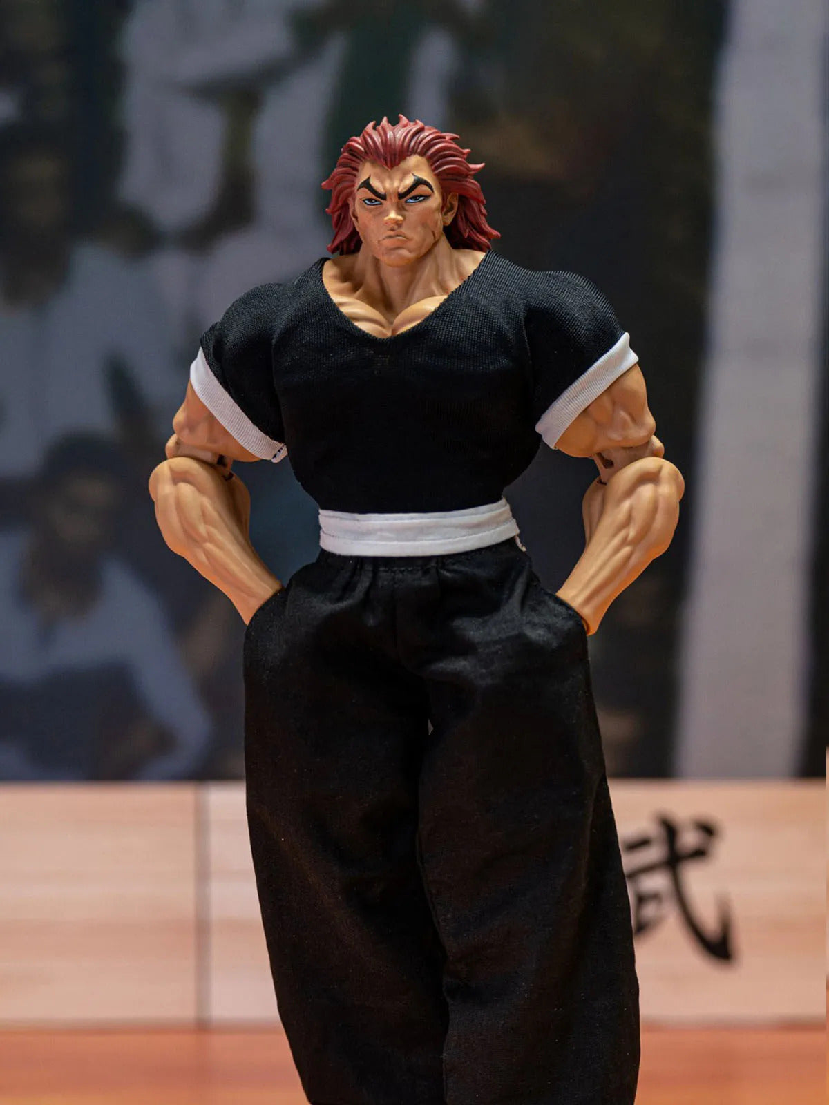 Anime Hanma Yurjiro action figures PVC statue desktop decoration Hanma action figure model toy birthday gift 18cm