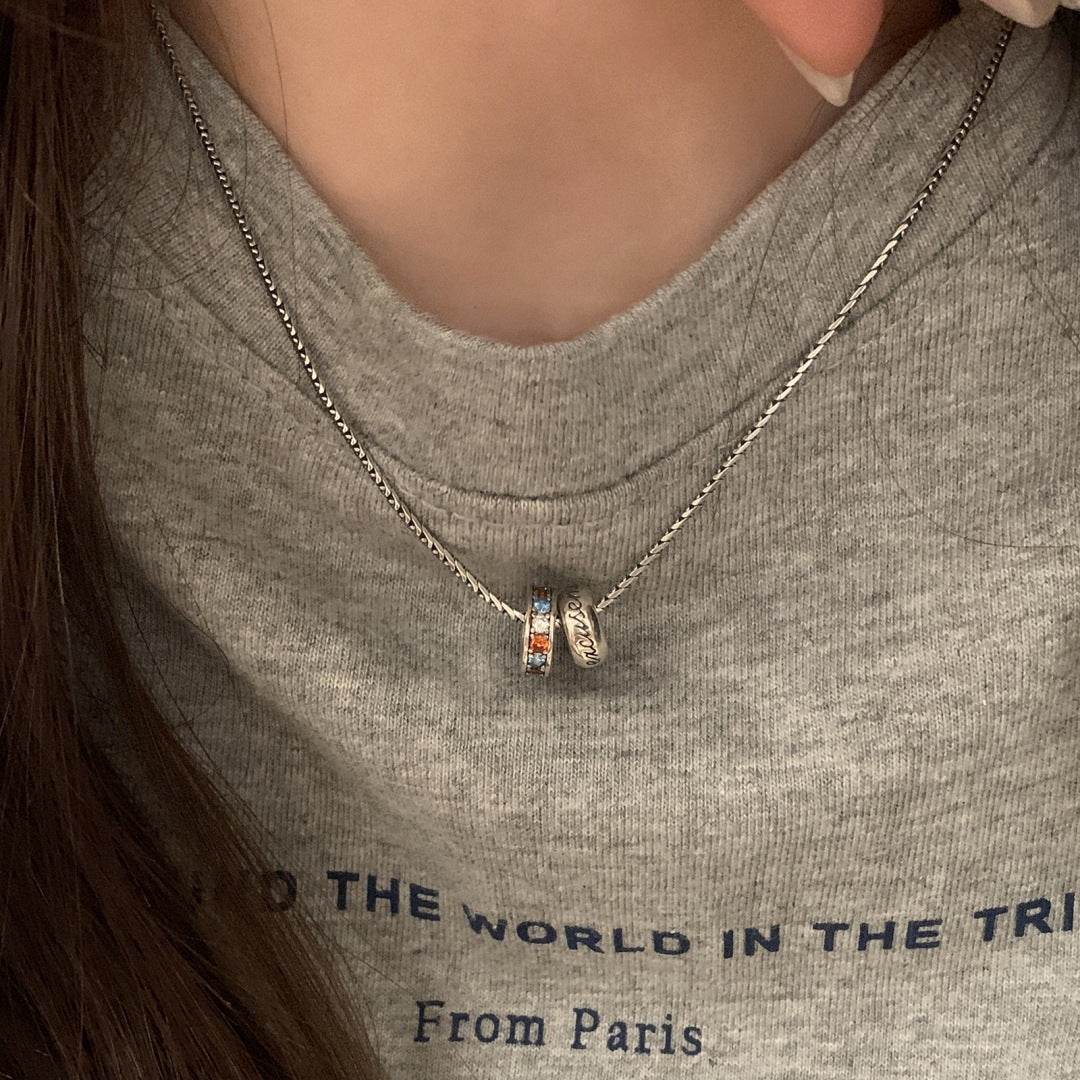 Liluo New S925 Sterling Silver Pearl Necklace Accessories for Women, Non-Fading, High-End Feel, Versatile Spring and Summer Clavicle Chain Wholesale