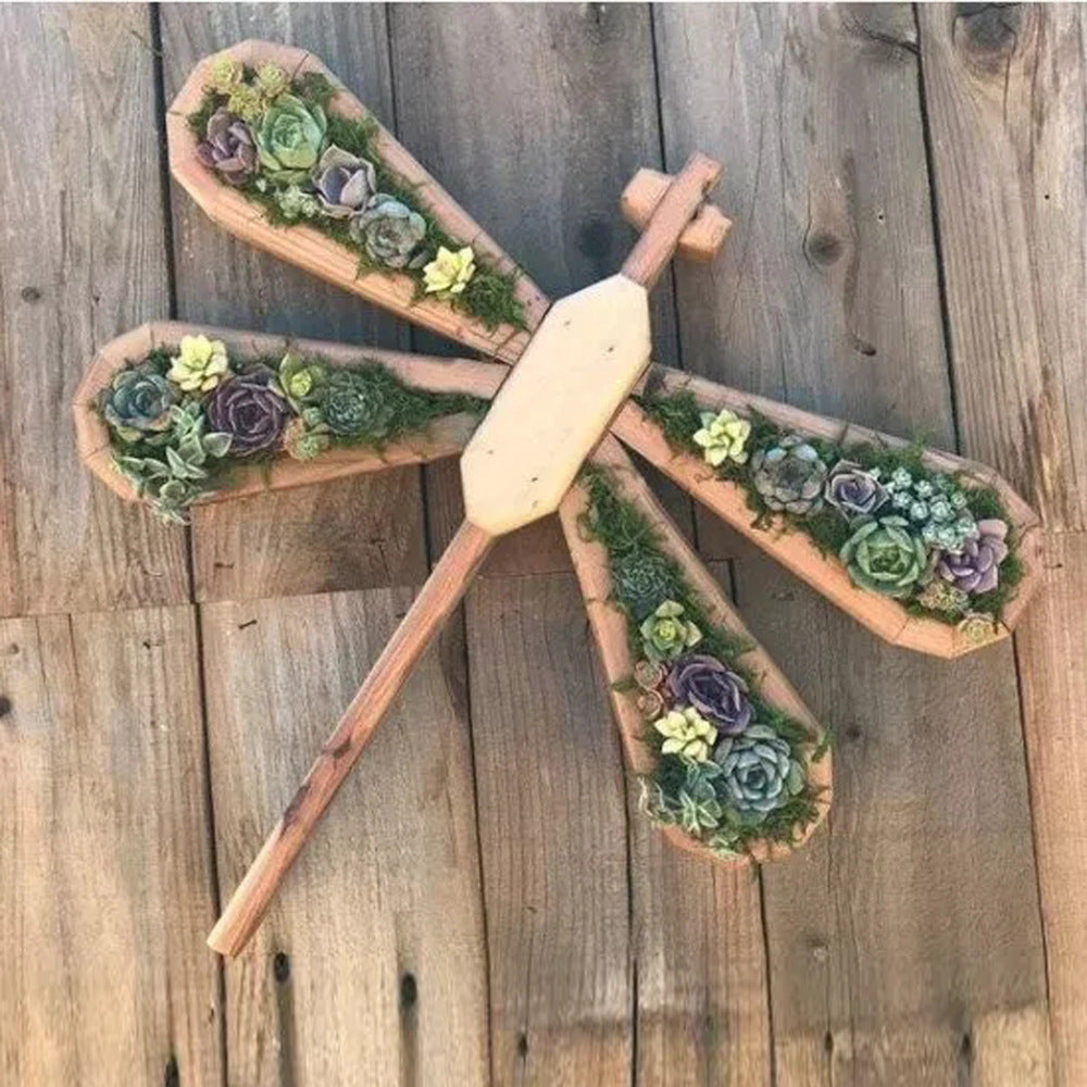 New Animal Succulent Wooden Animal Flowerpot Plant Plant Flowerpot Garden Micro Landscape Pot