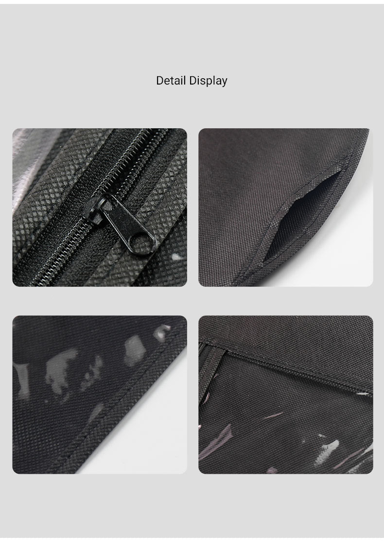 Cross-Border Foreign Trade Non-Woven Wig Storage Dustproof Cover Bag Transparent PVC Wig Hanging Display Storage Rack