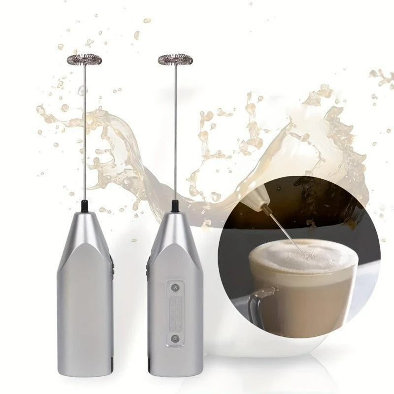 Stylish Essential Household Supplies for Coffee Lovers - Perfect Frothy Coffee with Handheld Imitation Stainless Steel Milk Frot
