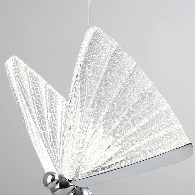 Butterfly Led Pendant Lights Nordic Hanging Lamp Indoor Lighting For Bedside Living Dining Room Kitchen pendente iluminação
