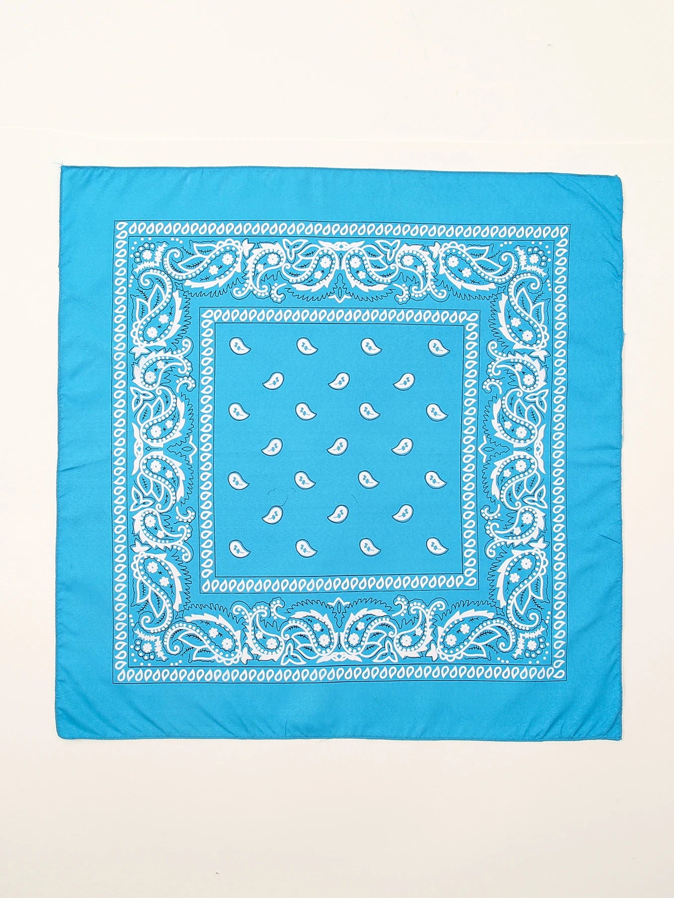 54cm*54cm Fashion Cotton Hip Hop Head Scarf Paisley Square Scarves Headwear Bandanna Hair Band Neck Wrist Wrap Band Accessories