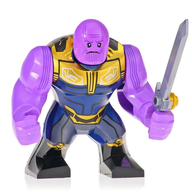 Hot-Selling 4cm Children Anime Figure Hero Building Blocks Kid Gift Assembling Toy Model Mini Movies Characters Figurine Bricks