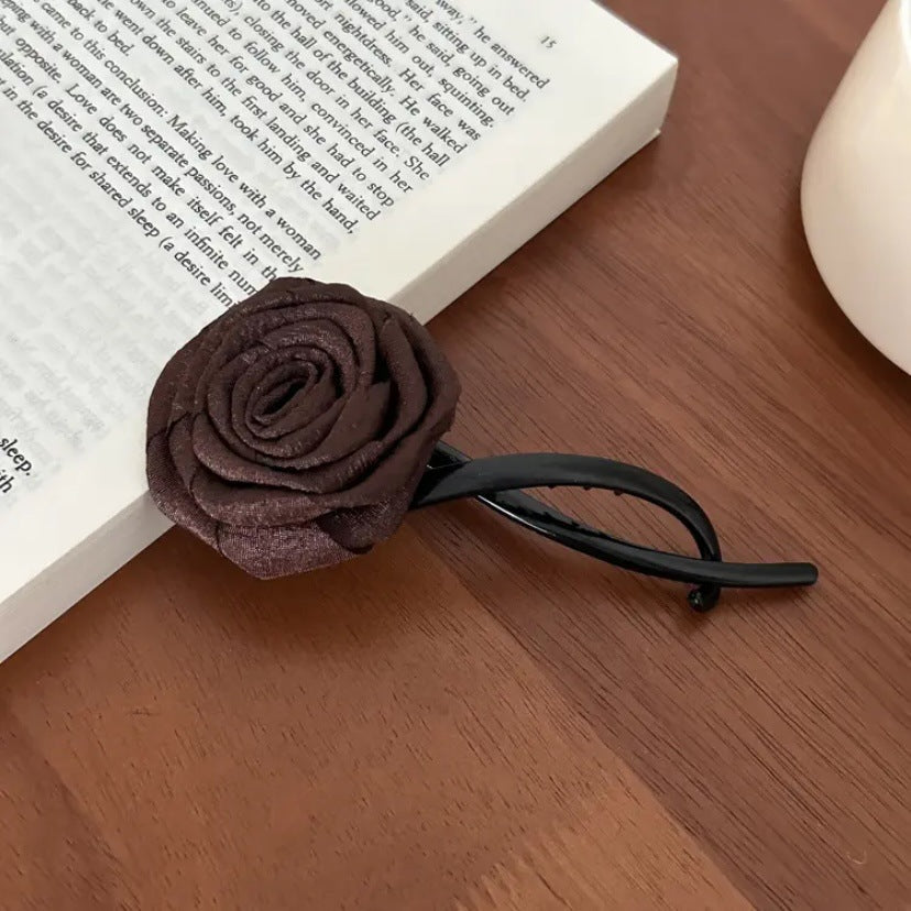 Holiday Organza Flower Barrettes Travel Travel Hair Accessories Atmosphere Clip Duckbill Clip Hairpin Side Clip Headdress