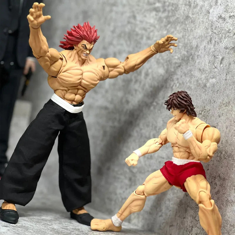 Anime Hanma Yurjiro action figures PVC statue desktop decoration Hanma action figure model toy birthday gift 18cm