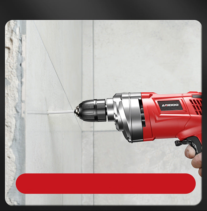 Electric Hand Drill 220V Impact Drill Household Punching Multifunctional Electric Switch Electric Screwdriver Tool Small Pistol Electric Drill