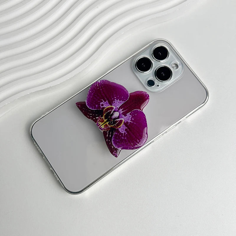 New Orchid Phone Stand Phalaenopsis Socket Grip Network Hot Talent Recommendation Foldable Cymbidium Phone Bracket For IPhone 16