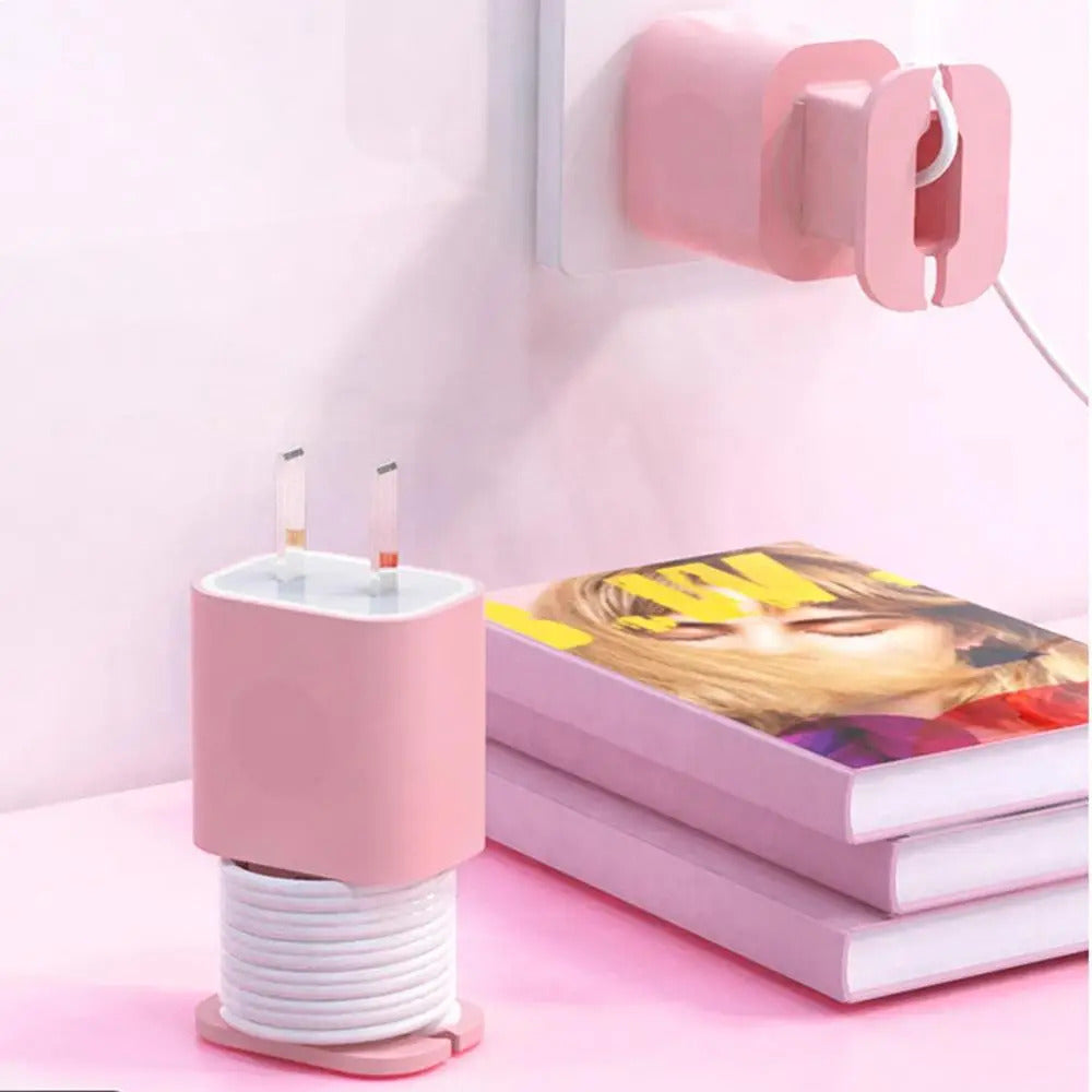 2 In 1 Silicone Cable Winder Charger Protector Cover Wire Organizer Anti-Break Data Cable Storage Case Waterproof Accessories