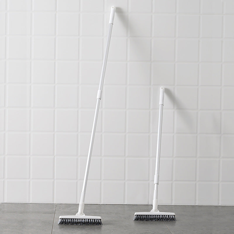 Hard Bristle Floor Brush Cleaning Brush Bathroom Long Handle Gap Brush Bathroom Wall Brush Toilet Tile Gap Cleaning Brush