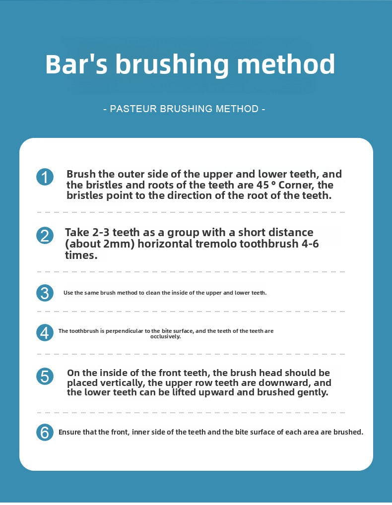 S-type vertical brush toothbrush adult male and female shaped soft fur tongue moss cleaning gums