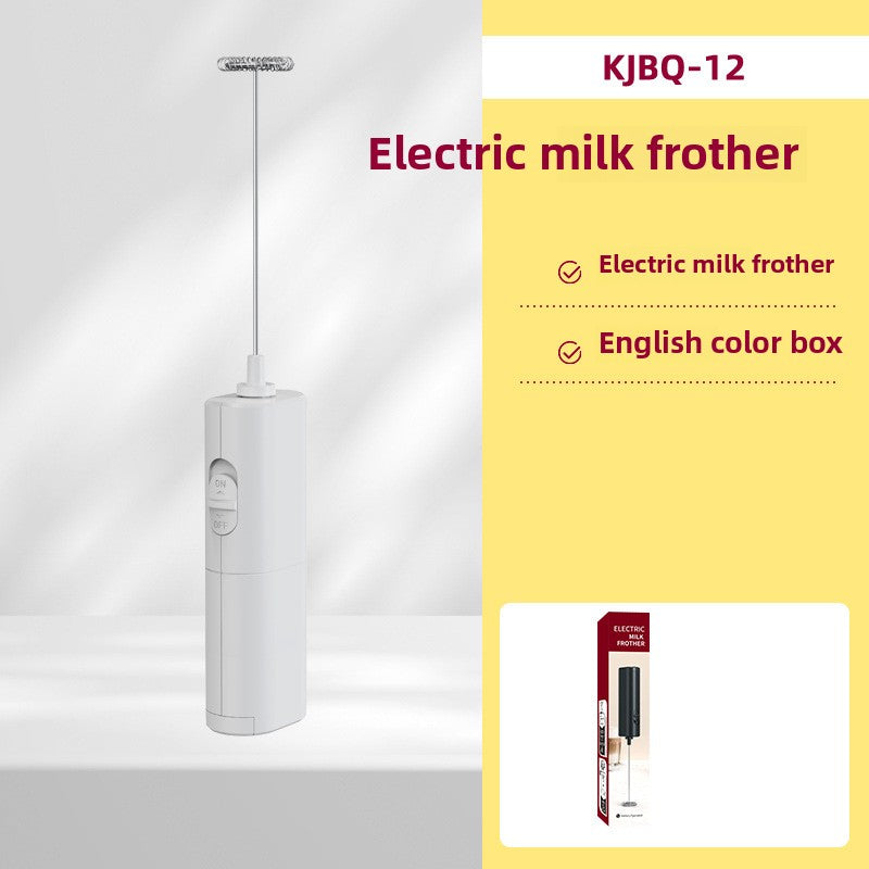 Amazon Electric Milk Beater New Stainless Steel Coffee Cream Electric Milk Beater Egg Beater Portable Blender
