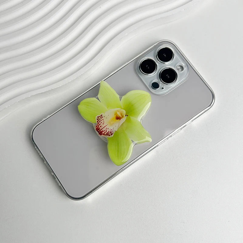 New Orchid Phone Stand Phalaenopsis Socket Grip Network Hot Talent Recommendation Foldable Cymbidium Phone Bracket For IPhone 16