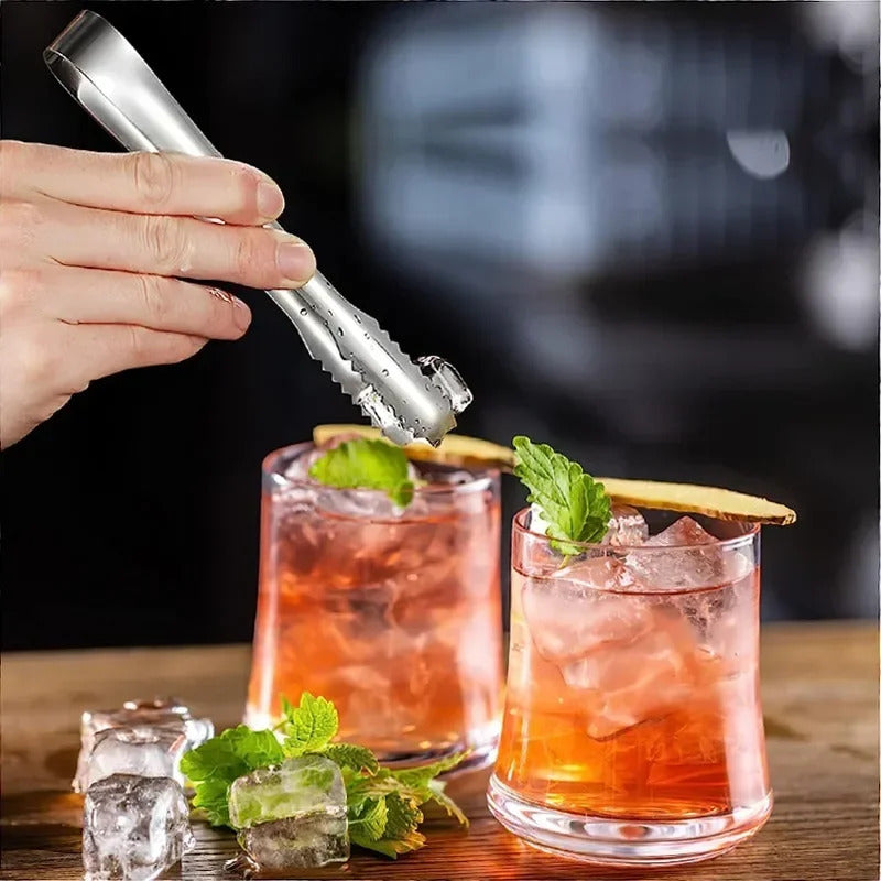 Stainless Steel Ice Tongs Bread Cake Clamps Salad Coffee Sugar Cubes Clips for Restaurant Bar Party Serving Tongs Kitchen Tools