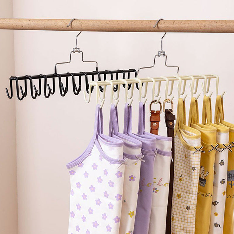 Strap Hanger 20 Hook Multi-hanging Underwear Vest Storage Artifact Multifunctional Hook Student Dormitory Wardrobe Hanger