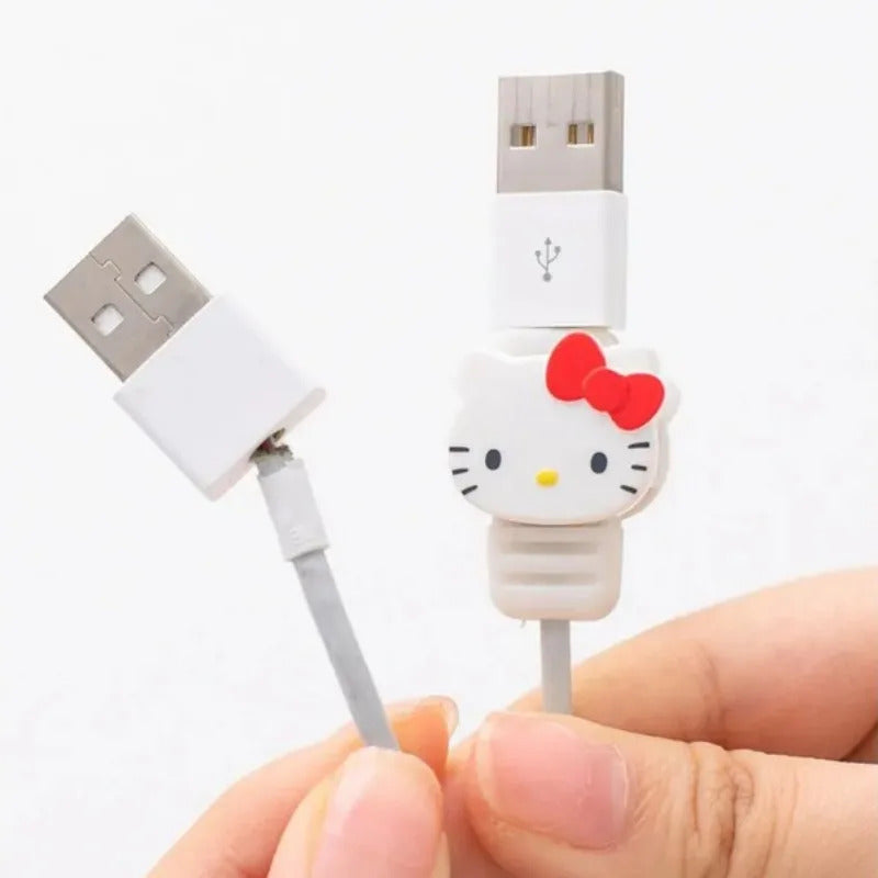 Sanrio Apple Winder, Charging Head, Charger Case, Hub Storage, Cable Manager, Data Cable Case