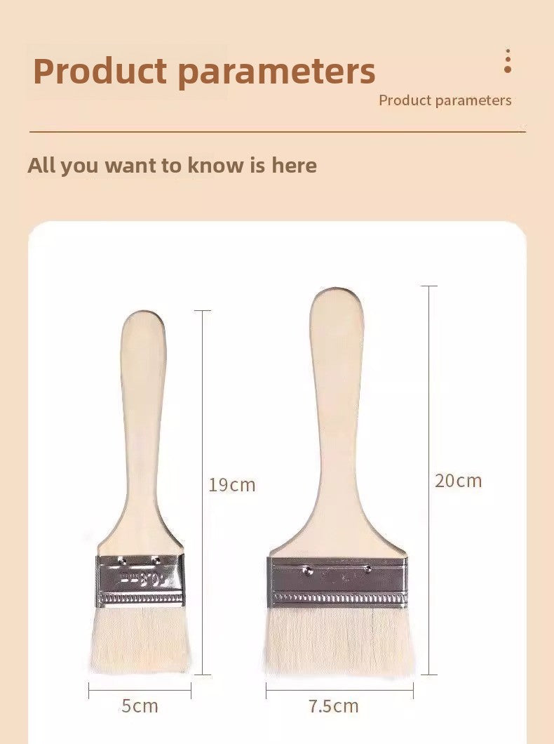 Barbecue Brush Brushing Oil Oil Brush Barbecue Oil Kitchen Pancake Brushing Oil Sauce Household Soft Fur No Lint, No Burning, No Rotten Baking