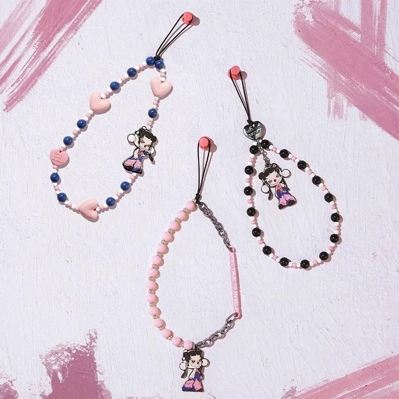 POP MART SKULLPANDA CHEERS TO MYSELF SERIES - Phone Charm Blind Box Mystery Box Guess Bag Toys Doll Cute Anime Figure Desktop