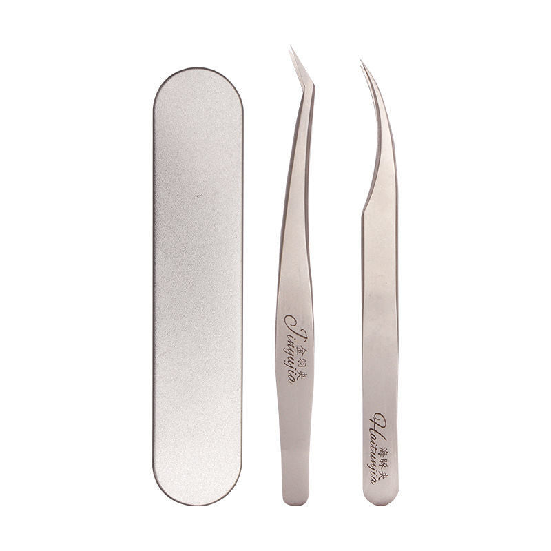 Planting Grafting False Eyelashes Eyelash Tweezers Eyelash Tools Golden Feather Clip Dolphin Clip Makeup Beauty Aid