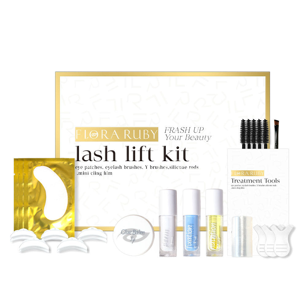 Cross-Border European and American Eyelash Curling Kit Keratin Lash Lift Barbie Long-Lasting Curling Eyelash Enhancing Beauty Tool Manufacturer