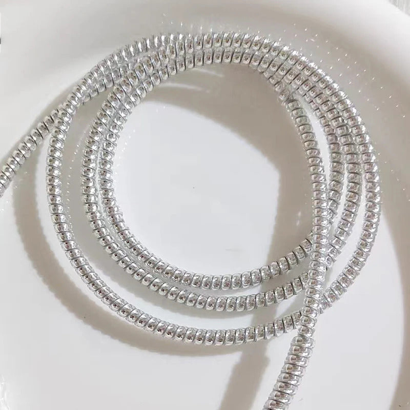 3D Pink Bow Cable Charger Protector Cover For IPhone IPad 18W 20W Original Charger 2024 New Data Line Spiral Winder Protective