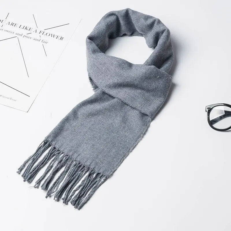 Luxury Cashmere Warm Scarf for Women Design Winter Men Shawl Wrap Pashmina 2025 Plaid Female Bufanda Echarpe Foulard