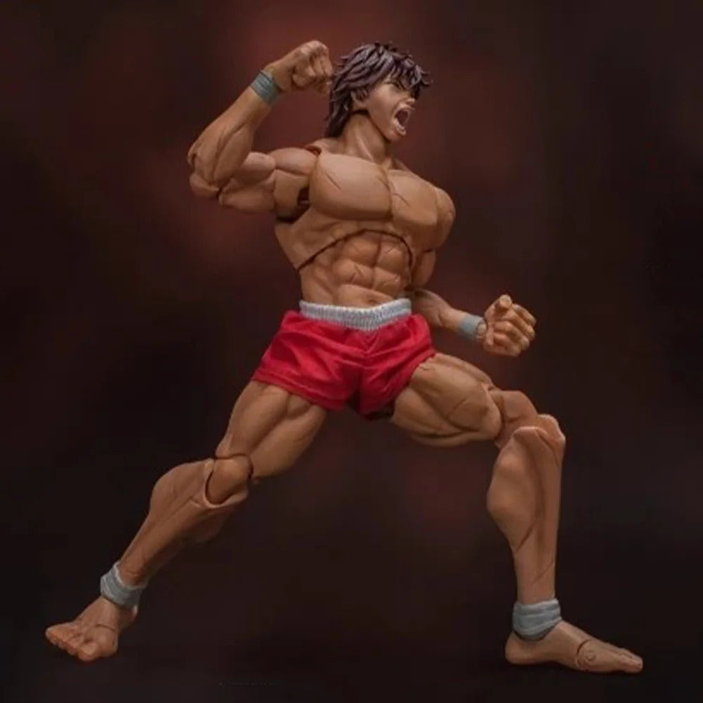 Anime Hanma Yurjiro action figures PVC statue desktop decoration Hanma action figure model toy birthday gift 18cm