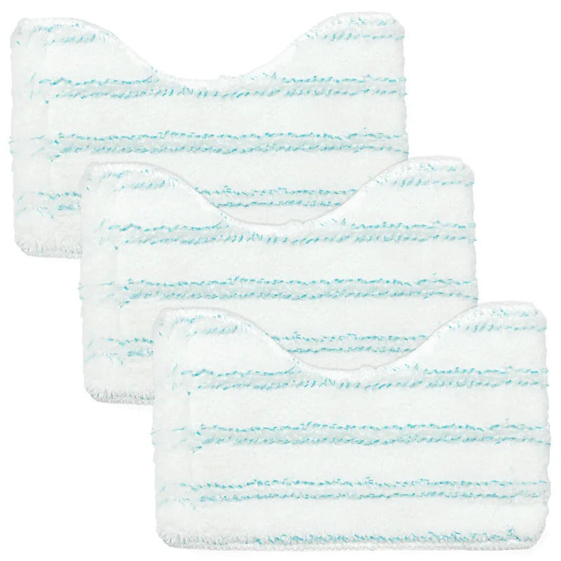 Microfiber Rags Cover for Leifheit Tile and Bathtub Wiper, Flexible Pad, Dry and Wet Usage, Mop Floor Clean Cloths, 3PCs