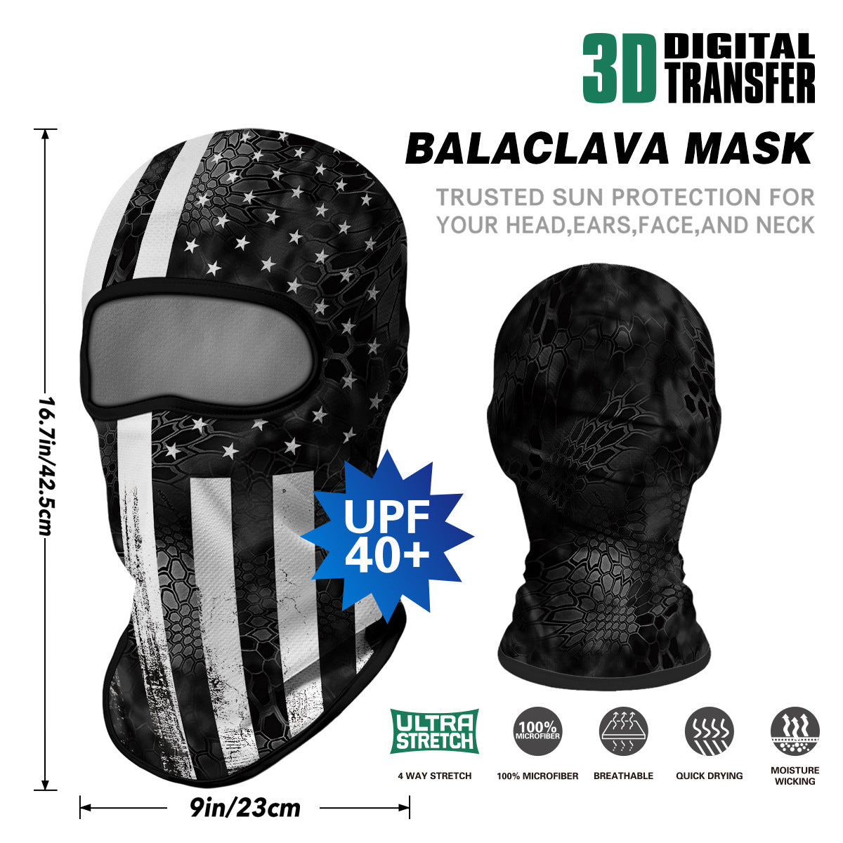 Summer Sun-Proof Headgear Men's and Women's Outdoor Motorcycle Riding Helmet Lining Headgear Fishing Funny Facekini Face Protection Face Mask