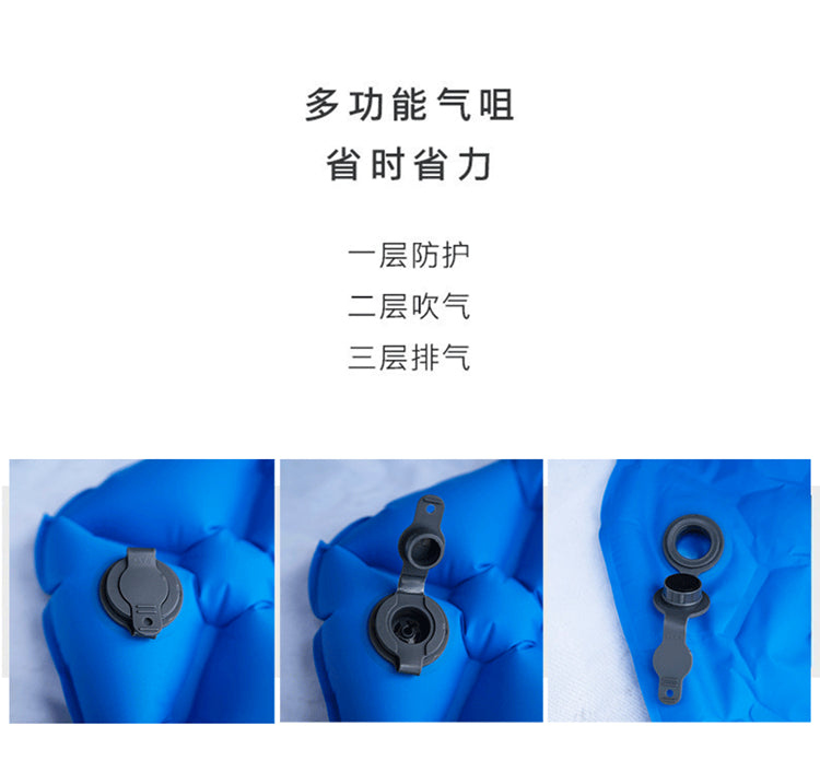 Thickened Outdoor Foldable Portable Tent Nap Mat Ground Mat Moisture-proof Mat Single Double Egg Nest Mat Inflatable Mat