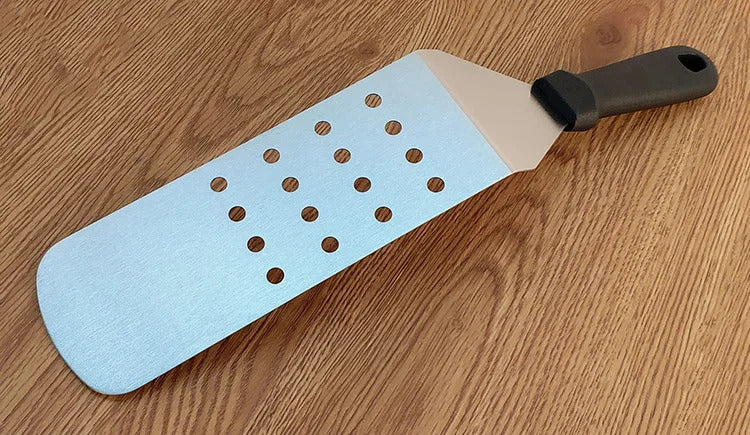 Kitchen Stainless Steel Scraper Cooking Spatula Barbecue Spatula Plate Barbecue Spatula Hamburger Spatula Cooking Utensils