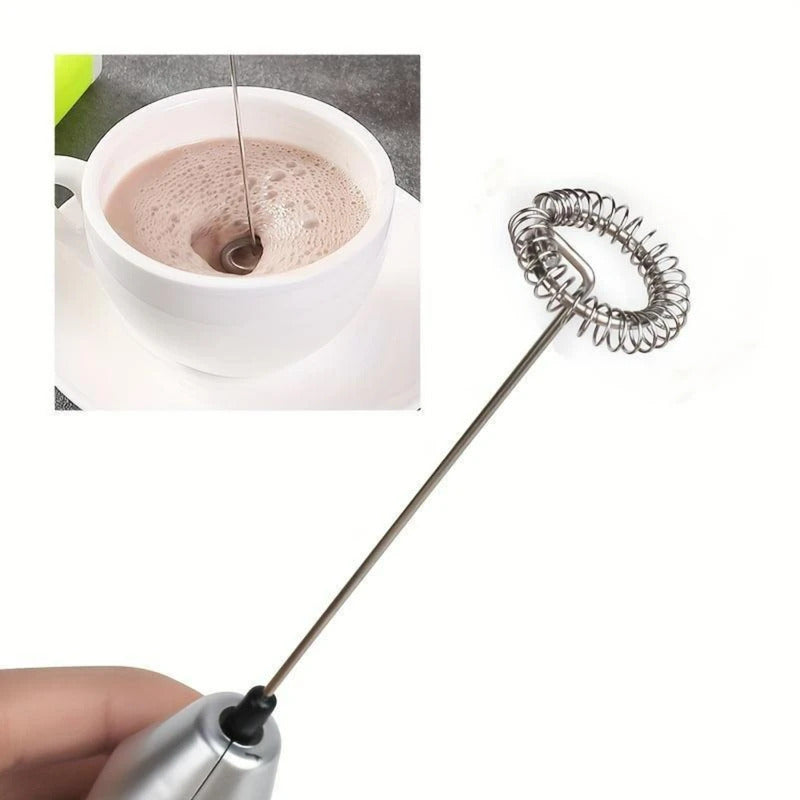Stylish Essential Household Supplies for Coffee Lovers - Perfect Frothy Coffee with Handheld Imitation Stainless Steel Milk Frot