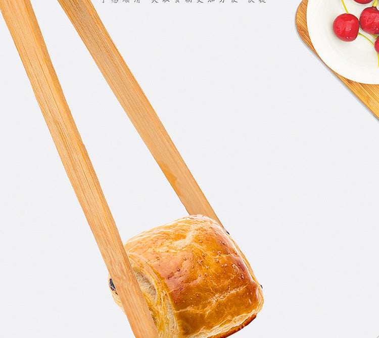 Bamboo Kitchen Barbecue Food Clip Bamboo Bread Anti-scalding Fried Steak Barbecue Fish Barbecue Cooking Cake Clip