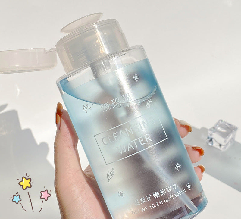 Xiaomajia Makeup Remover Water for Eyes, Lips, and Face 3-in-1 Deep Cleansing Pores for Women Authentic Student Party