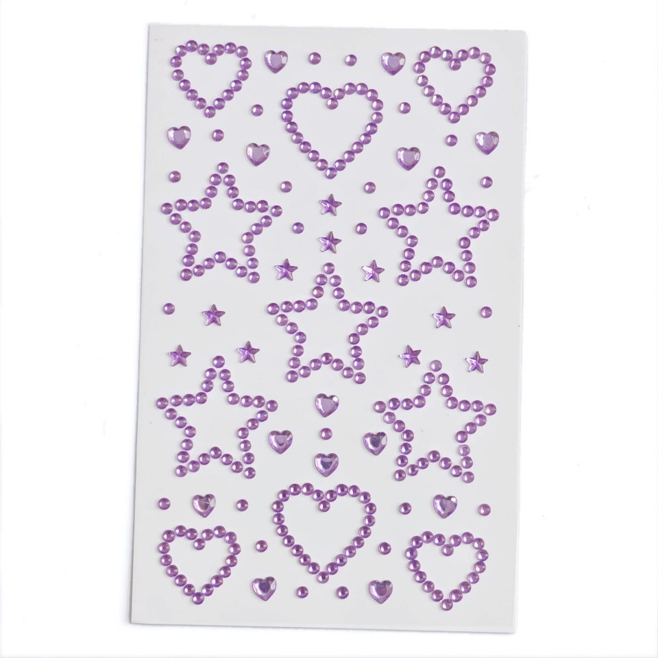 Glitter Gradient Butterfly Wing Tattoo Eye Corner Face Stickers Children's Eye Makeup DIY Stickers Fish Scale Performance Catwalk